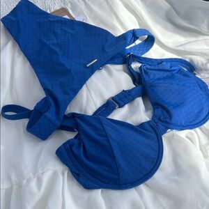 Elegant Blue Bikini Set
